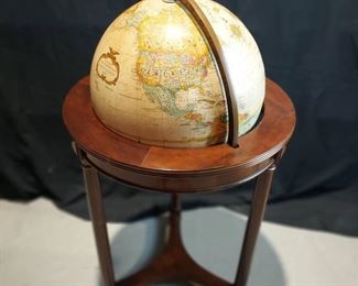 Lovely Reploge 16in World Classic Globe in Floor Stand