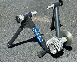 KINETIC KURT BIKE TRAINER | Kinetic bike trainer for indoor riding by Kurt. Turn your bike into a fluid stationary bike. - l. 24 x w. 19 x h. 28 in (overall)