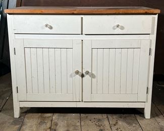 ENTRY CABINET | Low cabinet with two drawers over double door storage. - l. 19 x w. 36 x h. 28.5 in (overall)