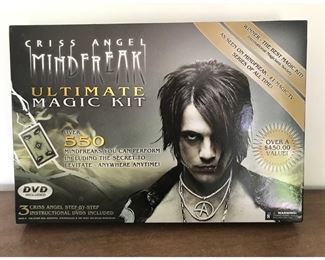 CHRISS ANGEL MAGIC KIT | Chriss Angel Mind Freak Ultimate Magic Kit.   New in Box. - l. 22.5 x w. 15.5 x h. 3 in