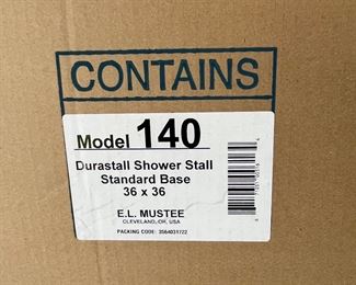 Brand new 36 inch shower stall with base unopened less than a year old 
Paid - $450 
selling for $400 or obo
