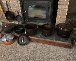 Lots of cast iron