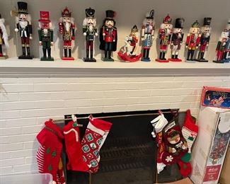 Nutcrackers and stockings