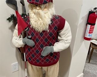 Golfer Santa