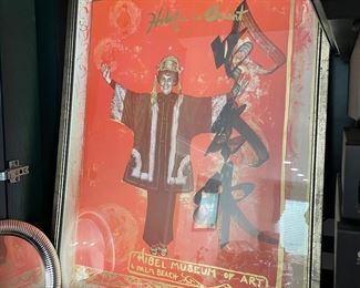 Hible Museum of Art lithograph - framed
