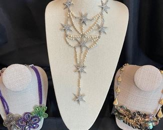 Stunning costume necklaces