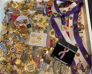 Commemorative pins - large collection