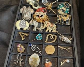 Lapel Pins and Pendants - (some sterling)