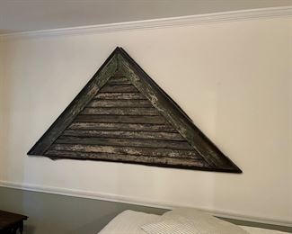 antique wooden architectural piece 