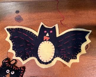 felt halloween decor