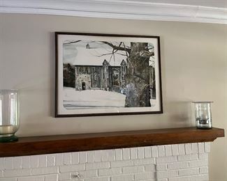 black and white print