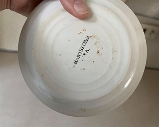 Hartstone pottery ivy dishes