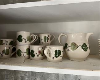 Hartstone pottery ivy dishes