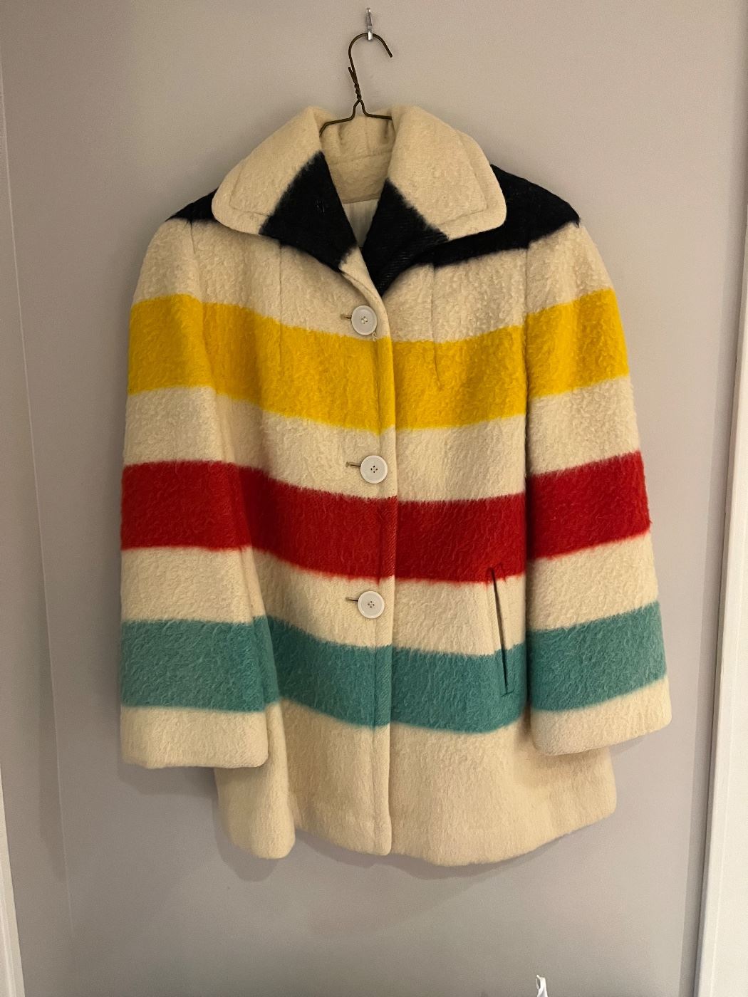 vintage Hudson Bay coat