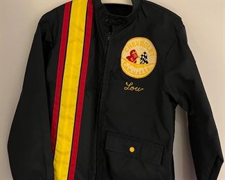 vintage Women's sm Chevy Corvette jacket with patches