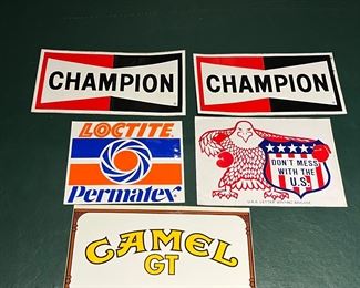 Vintage corvette and racing patches 