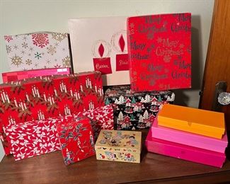Vintage Xmas boxes