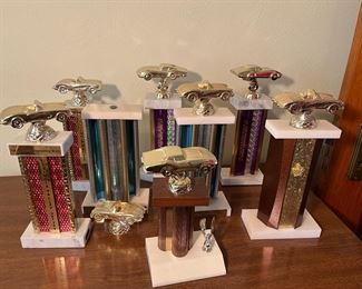 Corvette racing trophies - 1970s 