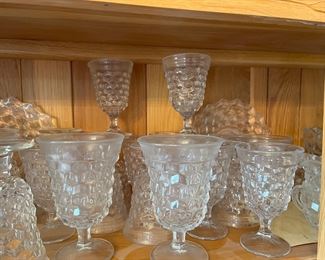 Tons of Fostoria American glass