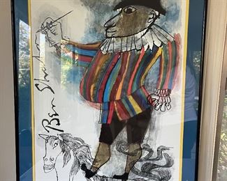 Ben Shaun framed poster