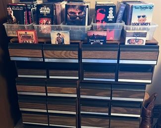 10 holders for VCR tapes