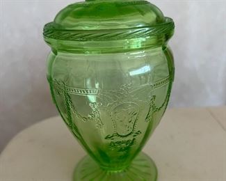 Ballerina, rare covered candy jar