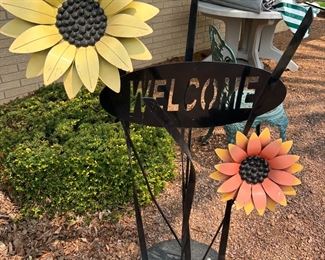 Metal older welcome for outside