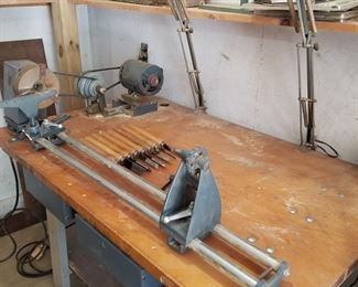 GE Wood Lathe with Table