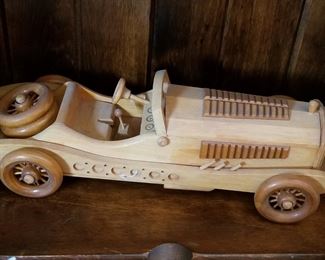 Handmade Wooden Sports Car