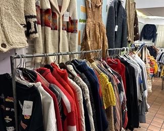 Vintage sweaters. Designer shirts/sweaters.