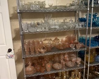 Pink Depression glass