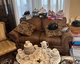 Marble top coffee table