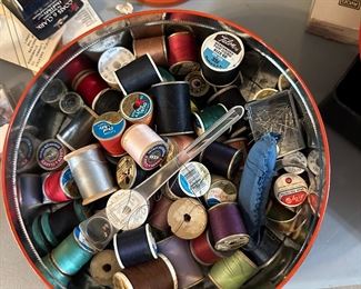 Old thread spools