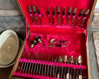 Gold Thailand Flatware 