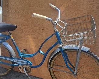 antique and vintage bikes, several