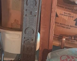 Birch Creek Store wooden sign