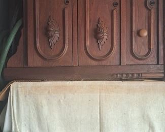 antique walnut 1870s bedroom furniture