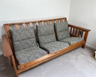 Wood Futon (mattress not shown)