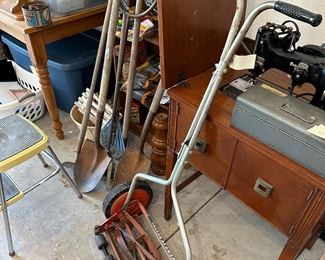 Vintage Great States Reel Mower, Yard Tools