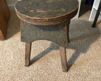 Vintage Wood Stool