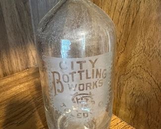 City Bottling Works, Toledo, Ohio~ Glass Bottle