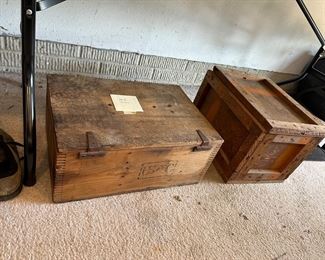 World War II Wood Boxes
