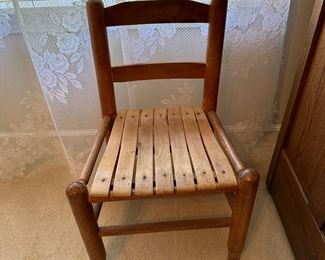 Vintage Children’s Wood Chair