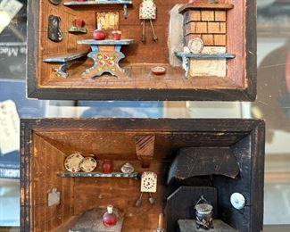 Vintage 3-D carvings – wall hangings