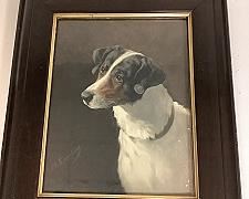 Exceptional Jack Russell Terrier Original H. Sperling Signed Pastel Drawing
in Fine 15.5” x 18.5” Vintage Frame Under Glass Fyi: We have removed this wonderful piece from the frame for authentication purposes. Heinrich Sperling is a listed artist born in Germany in 1844, died in 1924, and who is renowned for his exceptional dog portraits. His dog portraits command high prices at Sotheby's and international auction houses; the most recent painting sold prior to this offering is “Zwei Frauen und Katze bei einem alten Haus” which sold earlier this year.