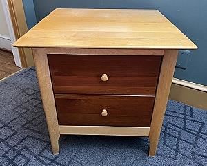 Copeland of Vermont Furniture 2 Toned Wood Nightstand