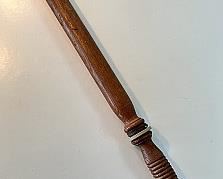 22” Turned Wooden Club Nightstick