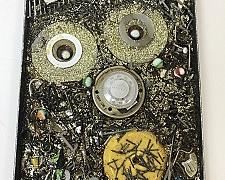 Extraordinary “Clown Portrait” Mixed Media Original Signed Artwork, 10.5x15”