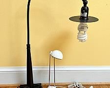 Pair Of Adjustable Desktop Lamps