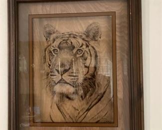 Picture of Tiger in Frame